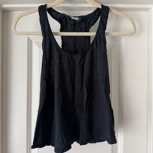 FREE PEOPLE Intimately Black Tank Top Casual Flow Swing Tank Coverup Layer Top M